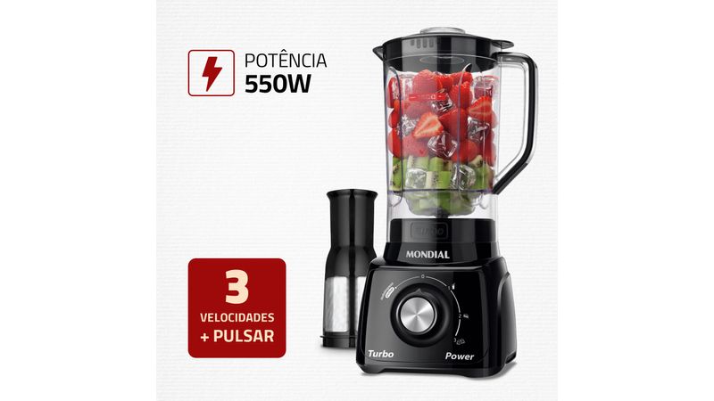 Liquidificador Mondial Turbo Power L-99