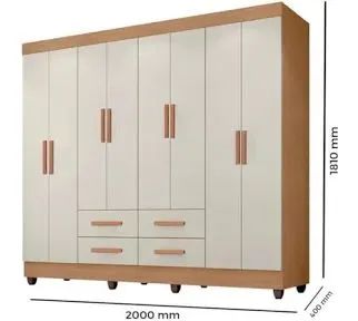 ROUPEIRO LITE 8 PORTAS - Nature