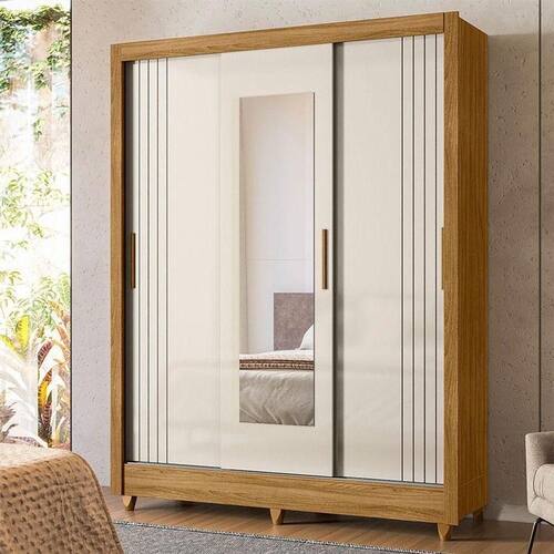 GUARDA-ROUPA BOLIVIA FREIJO - 3 Portas Deslizantes