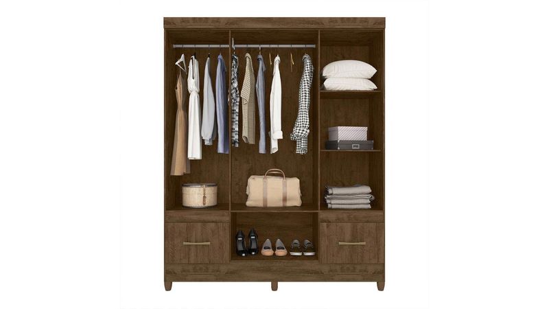 Guarda Roupa com portas e gavetas