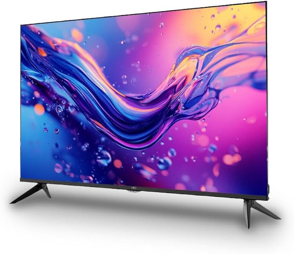 TV 32 polegadas com imagem colorida na tela