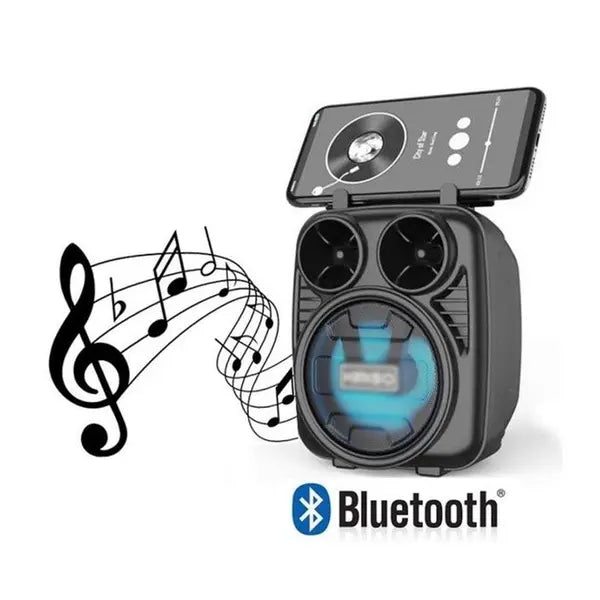 Caixa de Som Bluetooth Kapbom KA-8001 - 10W RMS - LED RGB