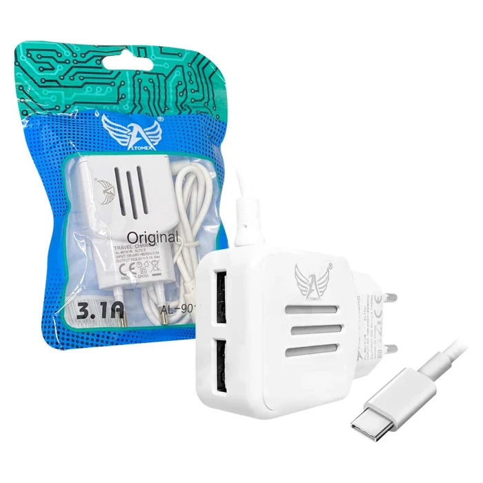 Carregador Altomex 3.1A 2 USB