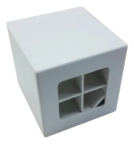 Kit de pés para guarda-roupa branco