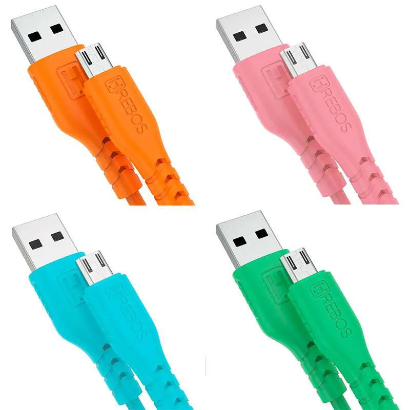 Cabo de Dados Micro-USB V8 Hrebos HS-10