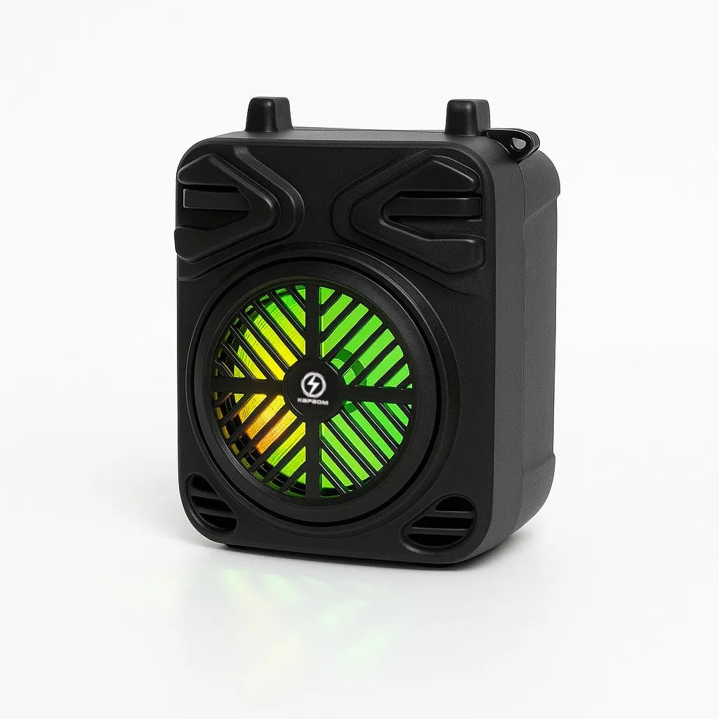 Caixa de Som Portátil Bluetooth Kapbom KA-9111 18W LED RGB