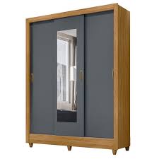 GUARDA-ROUPA BOLIVIA FREIJO - 3 Portas Deslizantes