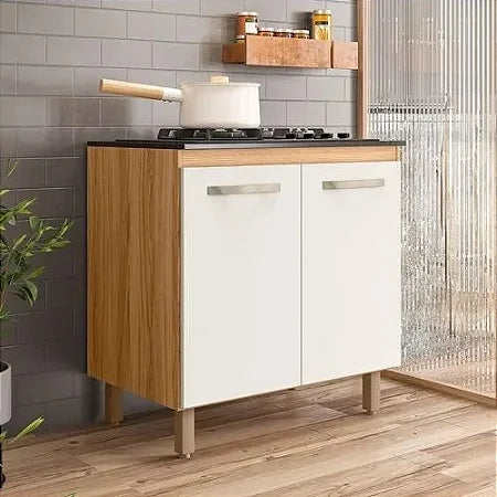 BALCAO PARA COOKTOP 80 2 PORTAS